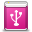 Drive Pink USB Icon 32x32 png